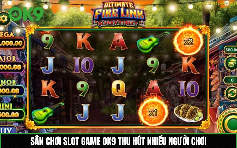 Sân chơi Slot game OK9 thu hút nhiều người chơi